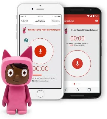 Tonies Kreativ-Tonie, Pink/dunkelbraun 4 Tonies Kreativ-Tonie, Pink/dunkelbraun – Bild 2