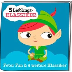Tonies 5 Lieblings-Klassiker: Peter Pan Und 4 Weitere Klassiker, Spielfigur -Kinder Welt Verkauf Tonies 5 Lieblings Klassiker Peter Pan und 4 weitere Klassiker Spielfigur@@1se2tt06 2